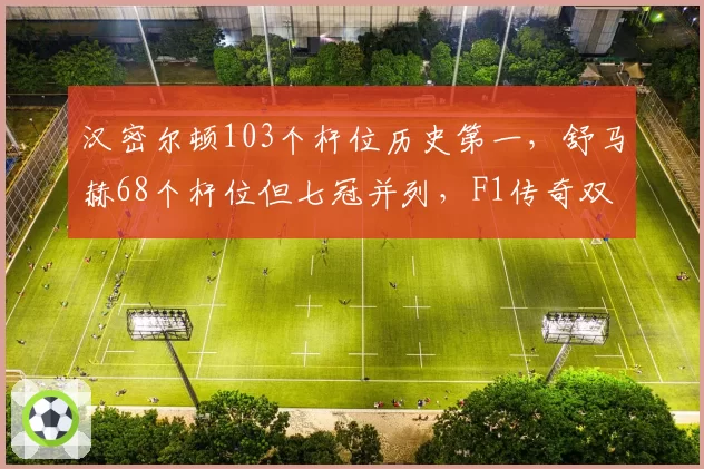 汉密尔顿103个杆位历史第一，舒马赫68个杆位但七冠并列，F1传奇双雄数据对比